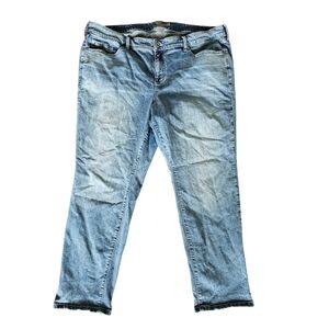 Torrid Boyfriend Straight Stretch Light Blue Denim Jeans Womens Size 22R